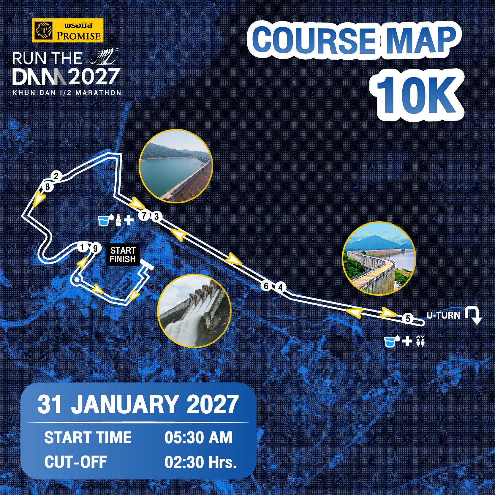 Course Map 10KM Mini Marathon